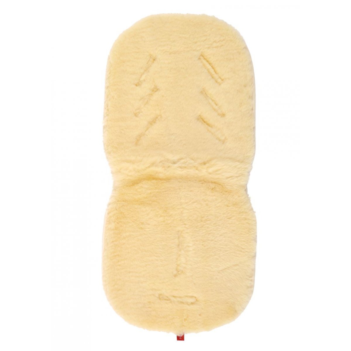 Dossier d'assise en peau d'agneau pour couffin et poussette universel beige, KAISER