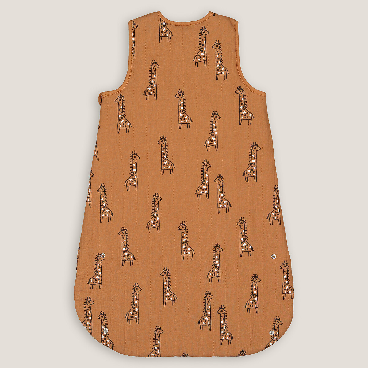 Gigoteuse gaze de coton imprimé girafes caramel, LA REDOUTE INTERIEURS