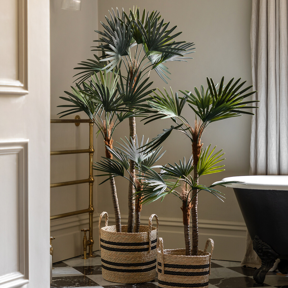 117cm Potted Statement Palm grey, ÉDITÉ