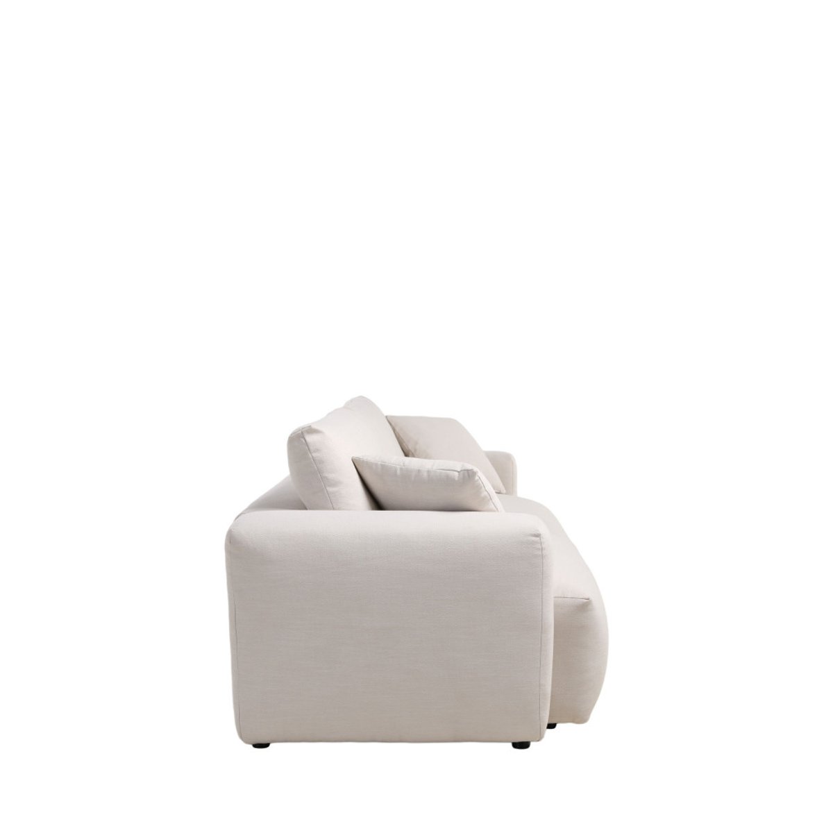 Canapé 3 places en tissu- LIMONA beige, DRAWER