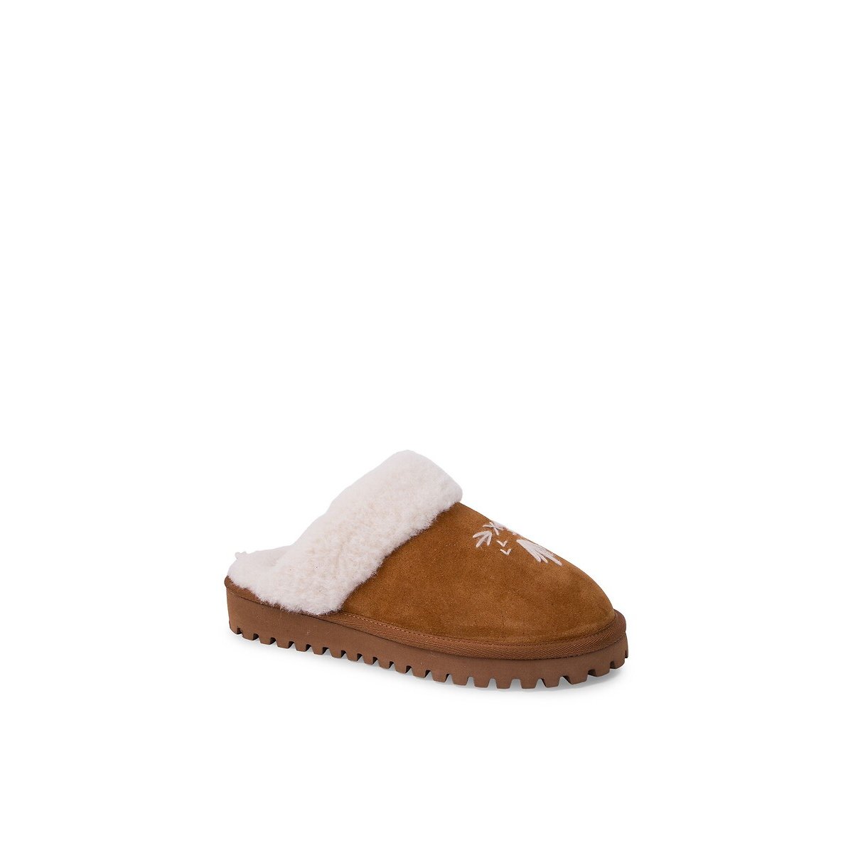 Chaton Faux Fur Lined Suede Slippers camel, LES TROPEZIENNES PAR M.BELARBI
