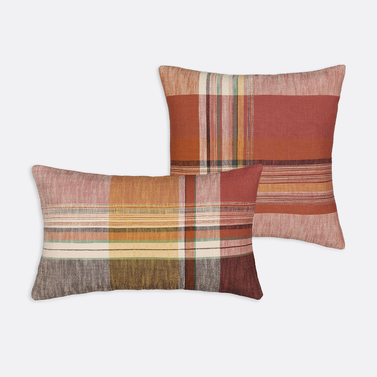 Housse de coussin 45x45 cm, coton, Silverio multicolore, LA REDOUTE INTERIEURS