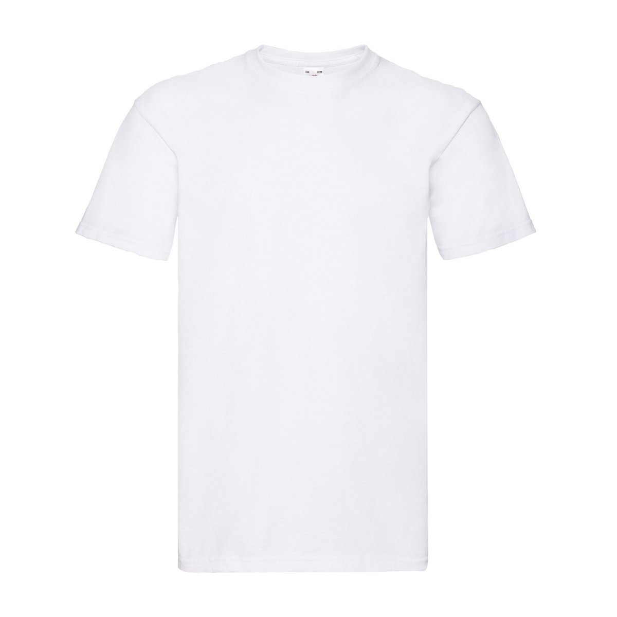 T-shirt SUPER PREMIUM blanc, FRUIT OF THE LOOM