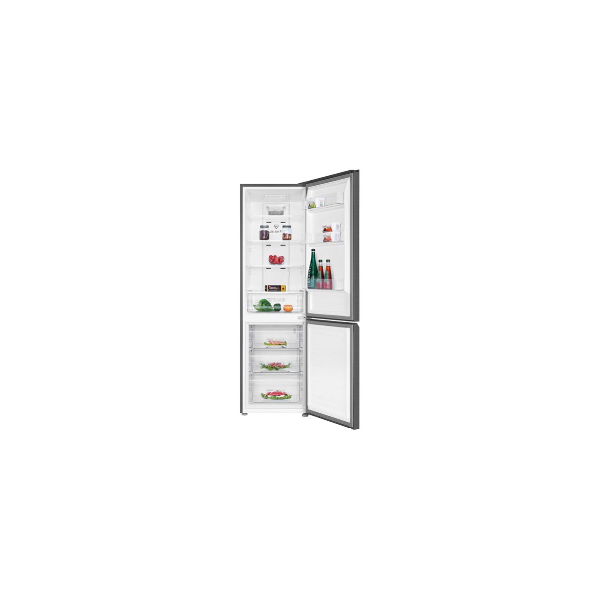 Réfrigérateur combiné RF282BSD0 couleur unique, TCL