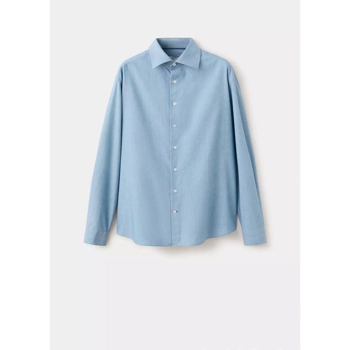 Chemise slim fit 100 % coton bleu, MANGO MAN