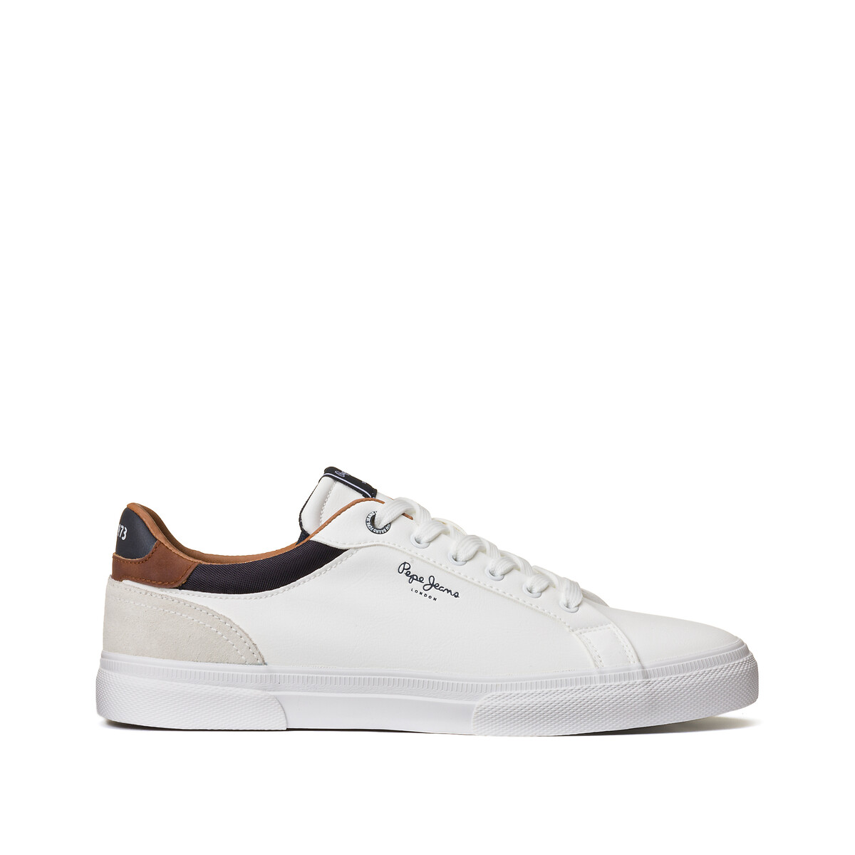Sapatilhas KENTON COURT de cano baixo branco, PEPE JEANS