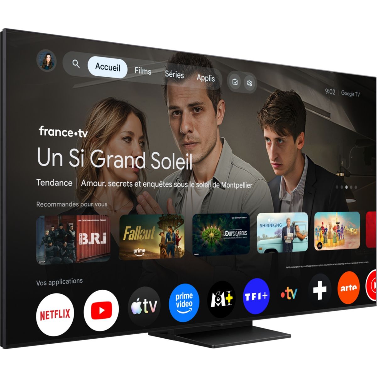 TV Mini LED 55A400U (2026) 55" (140 cm) couleur unique, TCL