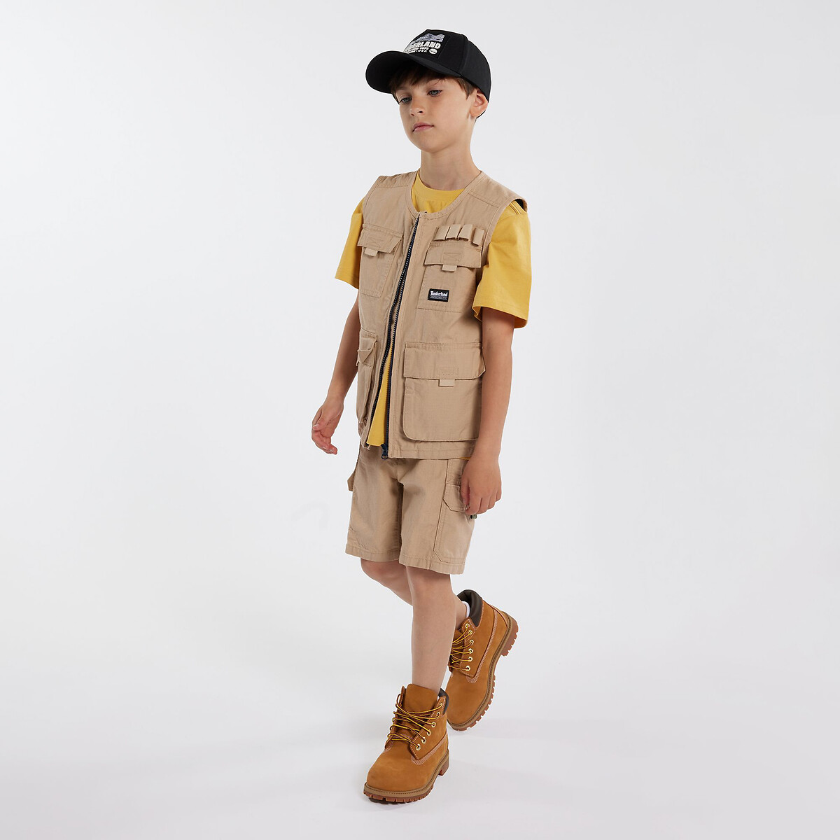 Shorts in felpa beige, TIMBERLAND