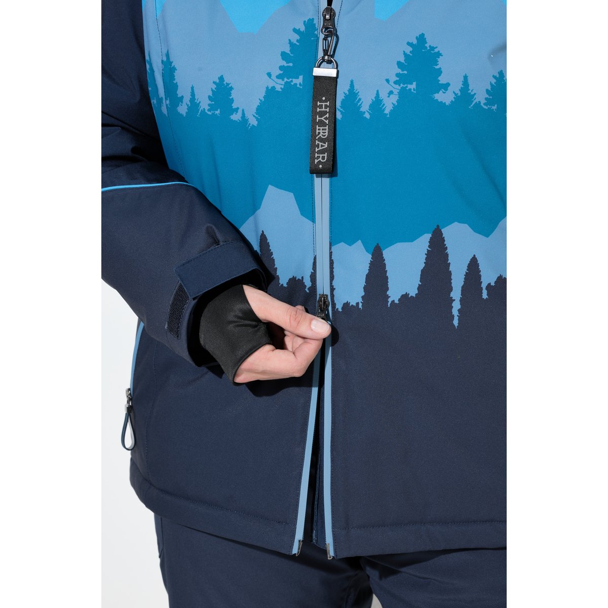 Veste technique déperlante à capuche marine, ULLA POPKEN
