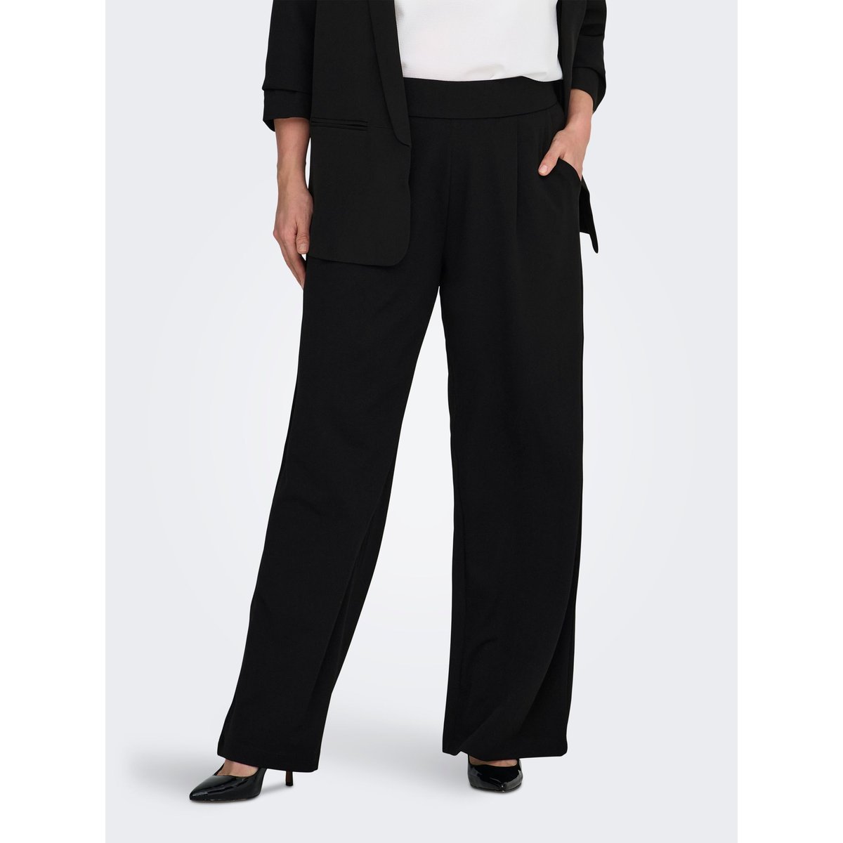 Pantalon À Jambe Large noire - black, ONLY CARMAKOMA