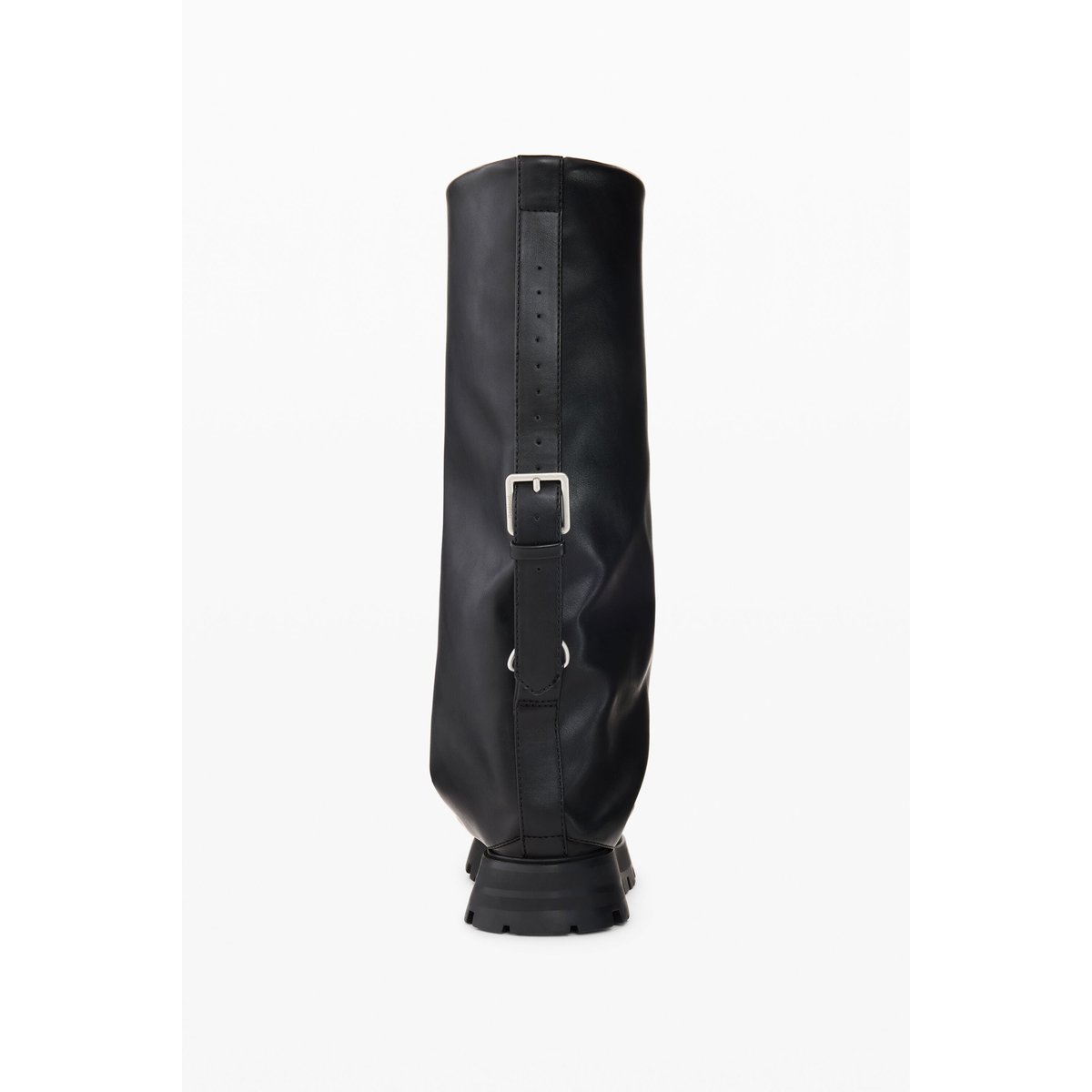 Bottes hautes effet cuir noir, DESIGUAL
