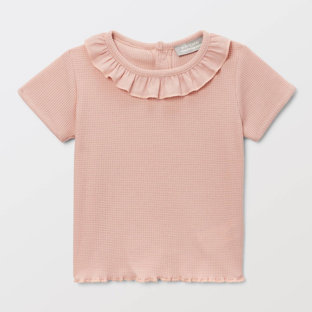 T-shirt manches courtes fantaisie en coton BIO GOTS gambas, BOUT'CHOU