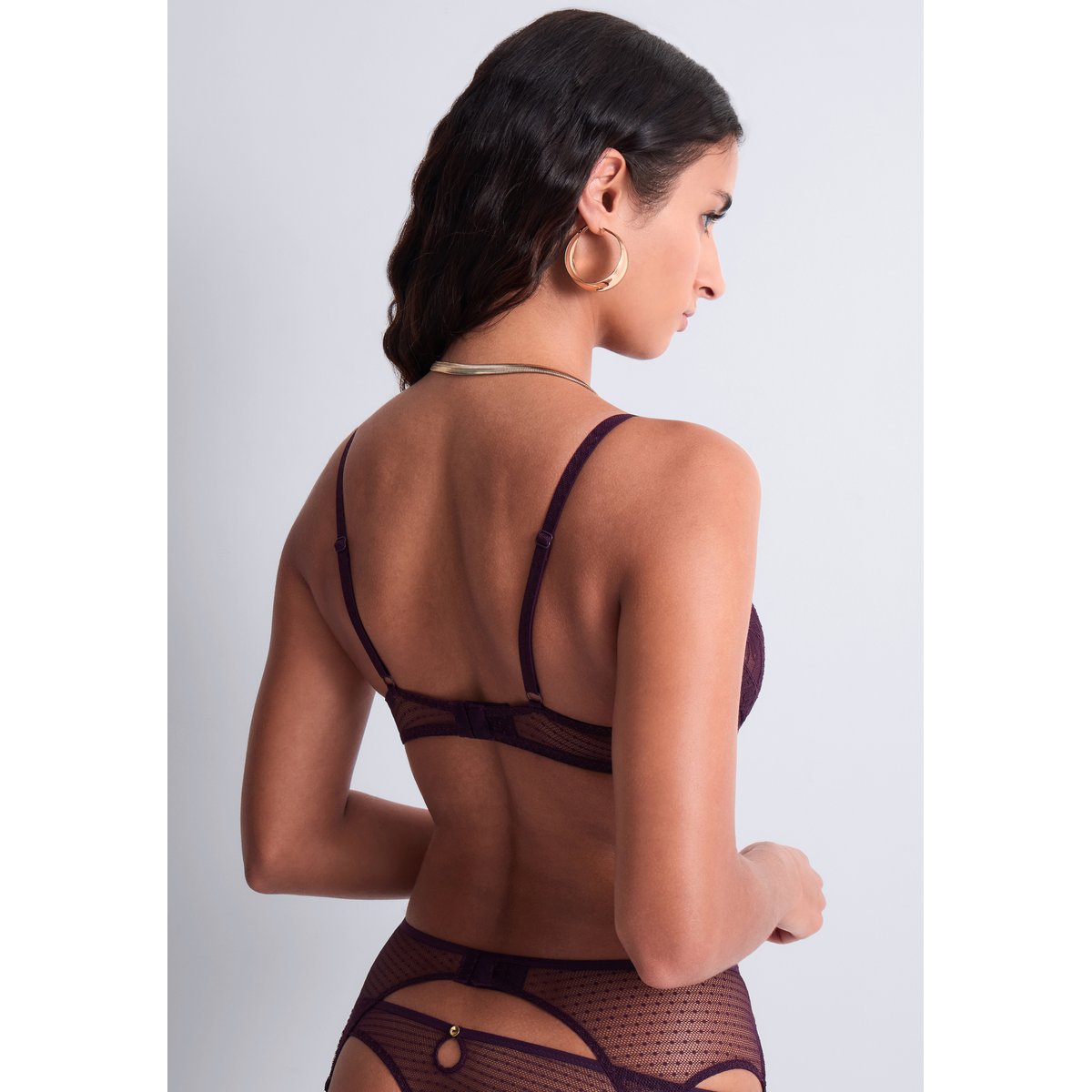 Soutien gorge Triangle avec armatures Mystery of Love bleu, AUBADE