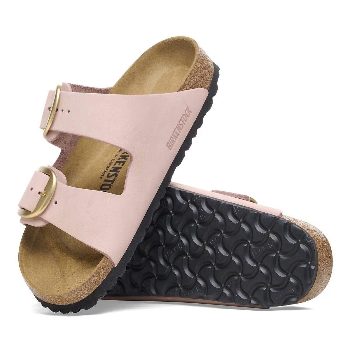 Arizona Big Buckle Double-Strap Mules pale pink, BIRKENSTOCK