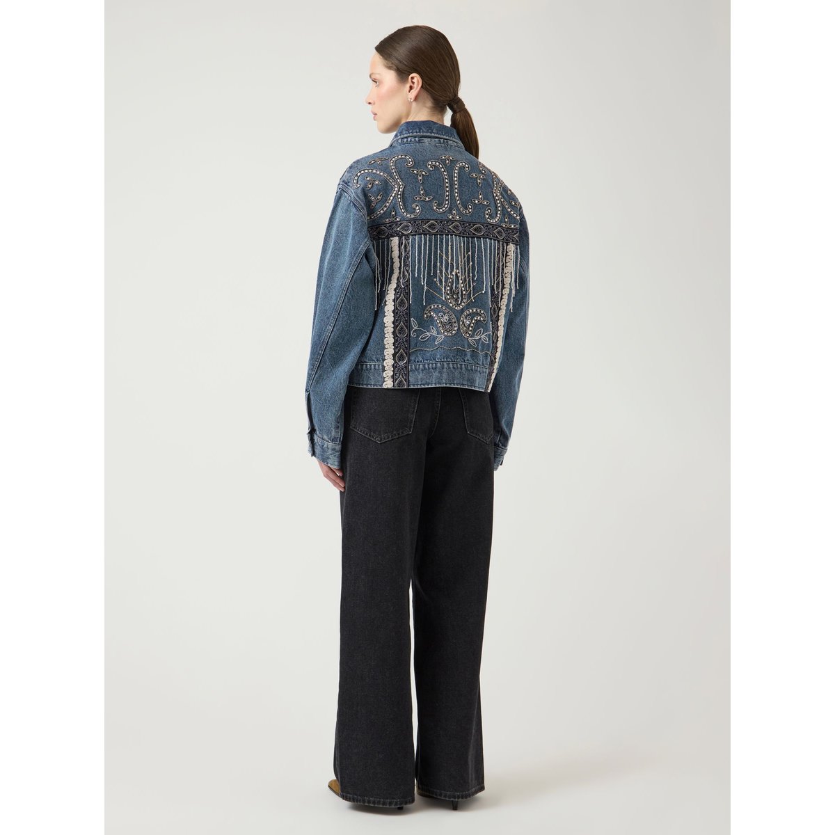Veste En Jean light blue denim, YAS