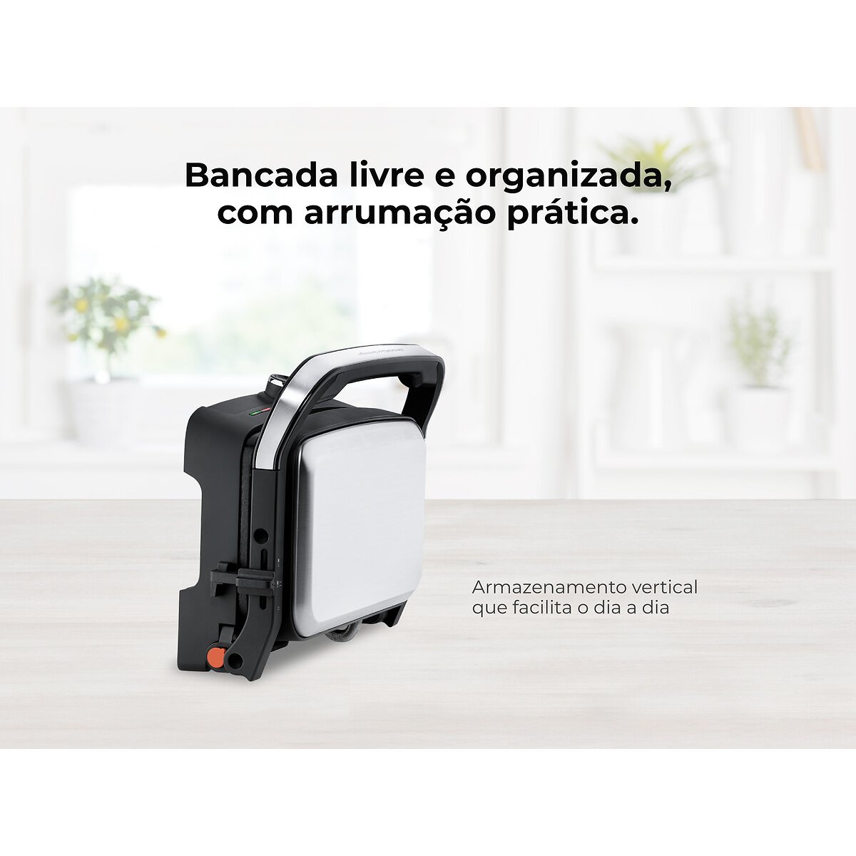 Grelhador Elétrico de Placas Inox HeatEasy 1500W 4422FL, FLAMA inox, FLAMA