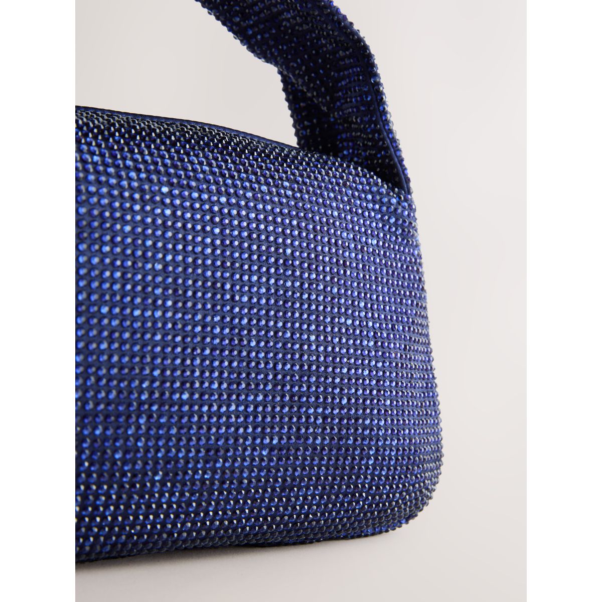 Sac à main scintillant bleu marine, NEXT