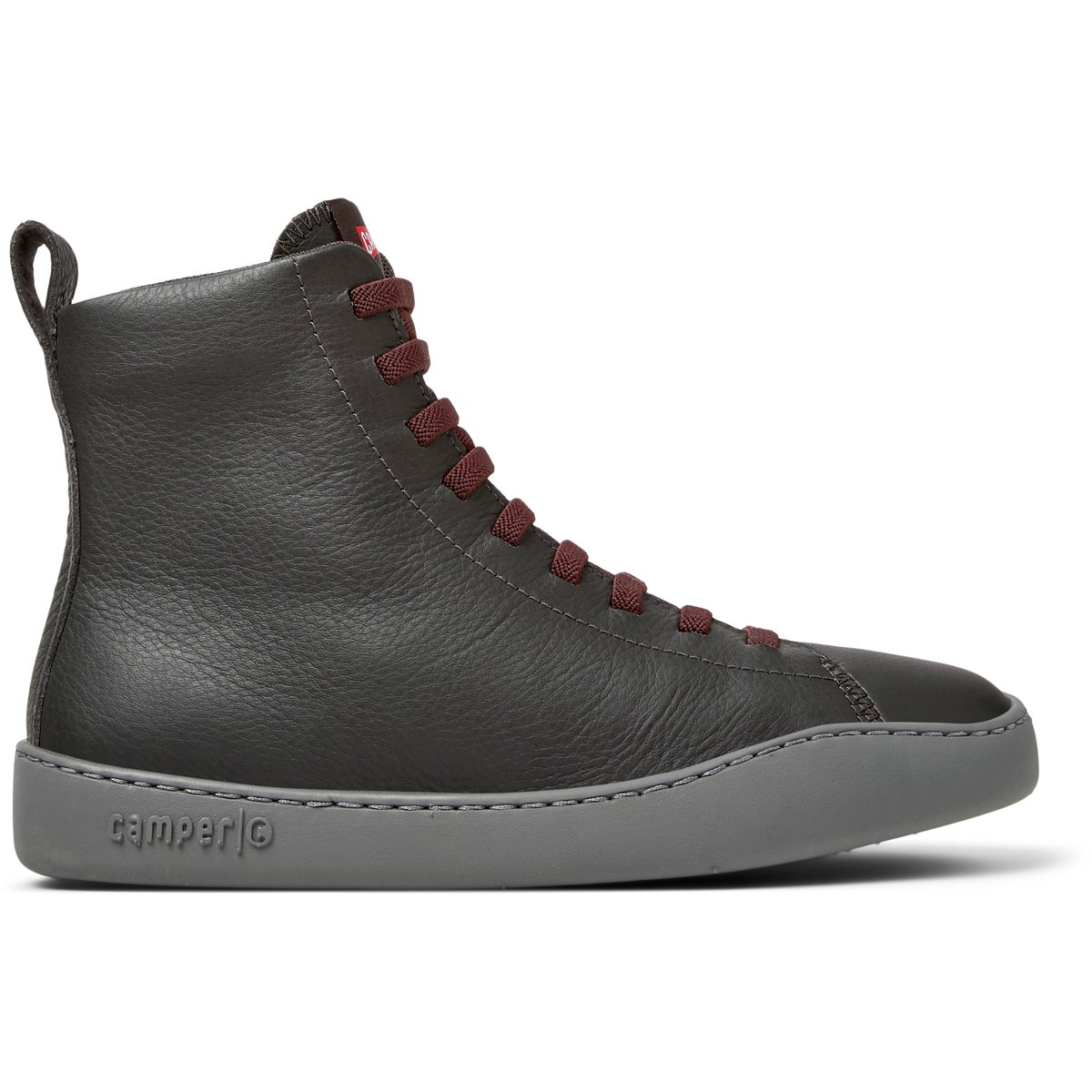 Sneaker-Bootie Peu Touring Smooth Leather gris pastel, CAMPER