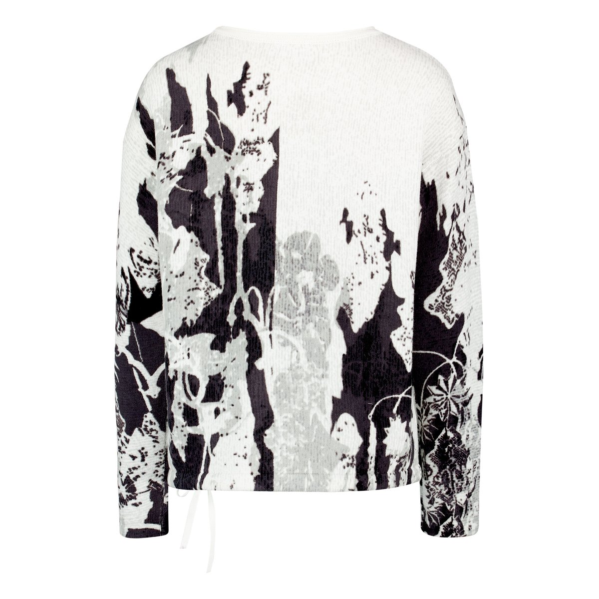 Pull-over en maille à impression blanc/noir, BETTY BARCLAY