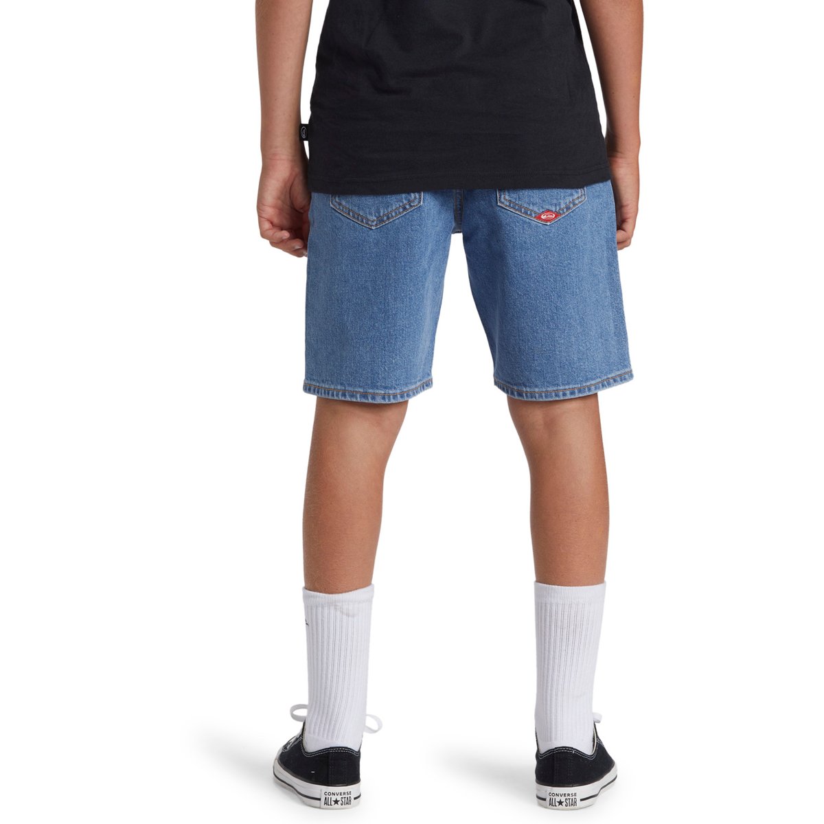 Short en jean baggy SATURN bleu 2001 stone wash, QUIKSILVER