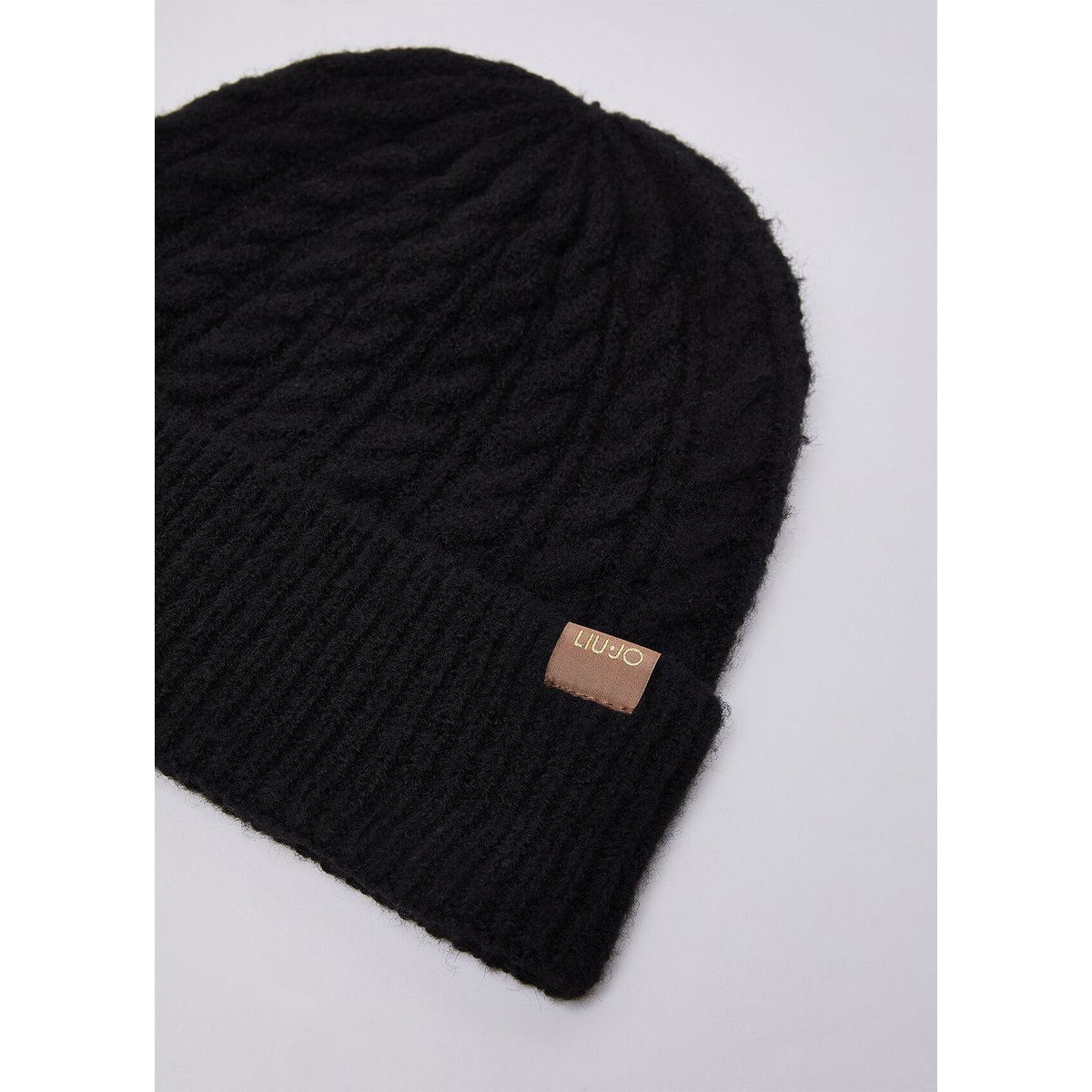 Ensemble Coordonné Bonnet et Écharpe noir, LIU JO