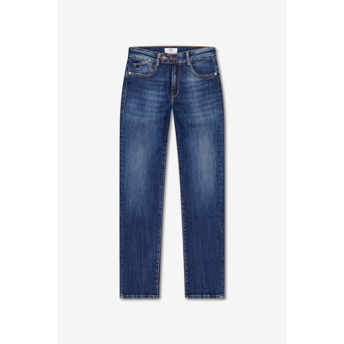 Jeans droite , longueur 34 blue, LE TEMPS DES CERISES
