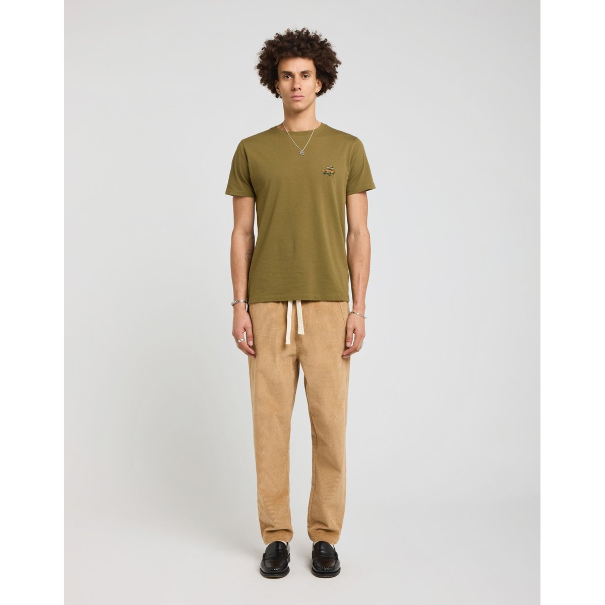TSHIRT PATCHBRANCO vert kaki, PULLIN