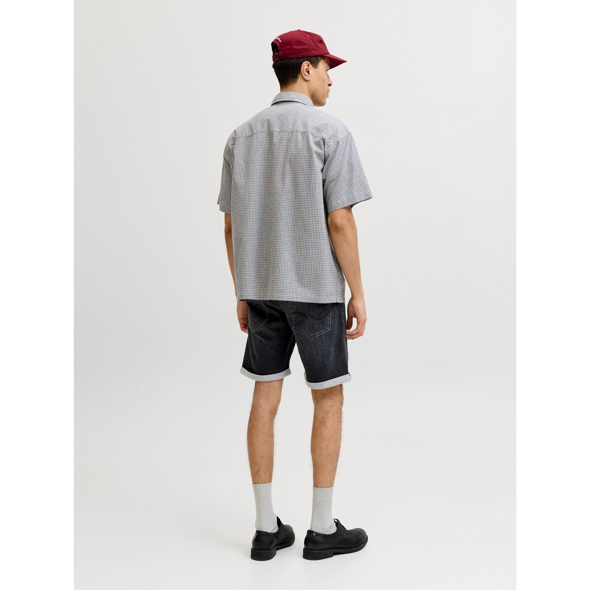 Short En Denim black denim 1, JACK & JONES