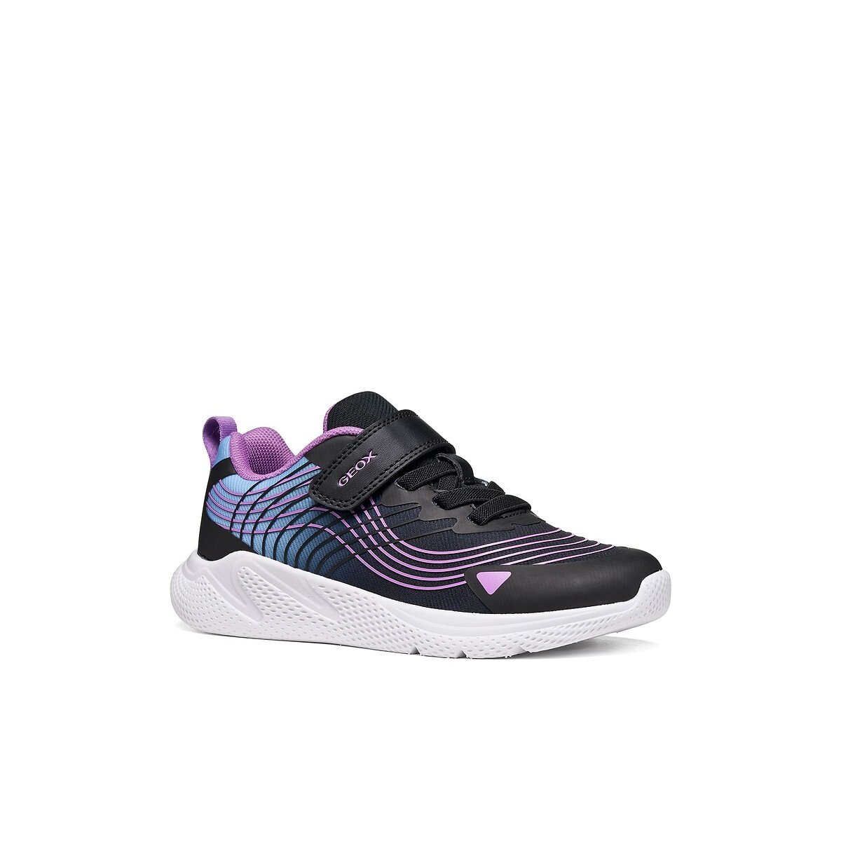 Zapatillas transpirables, SPRINTYE negro/rosa, GEOX