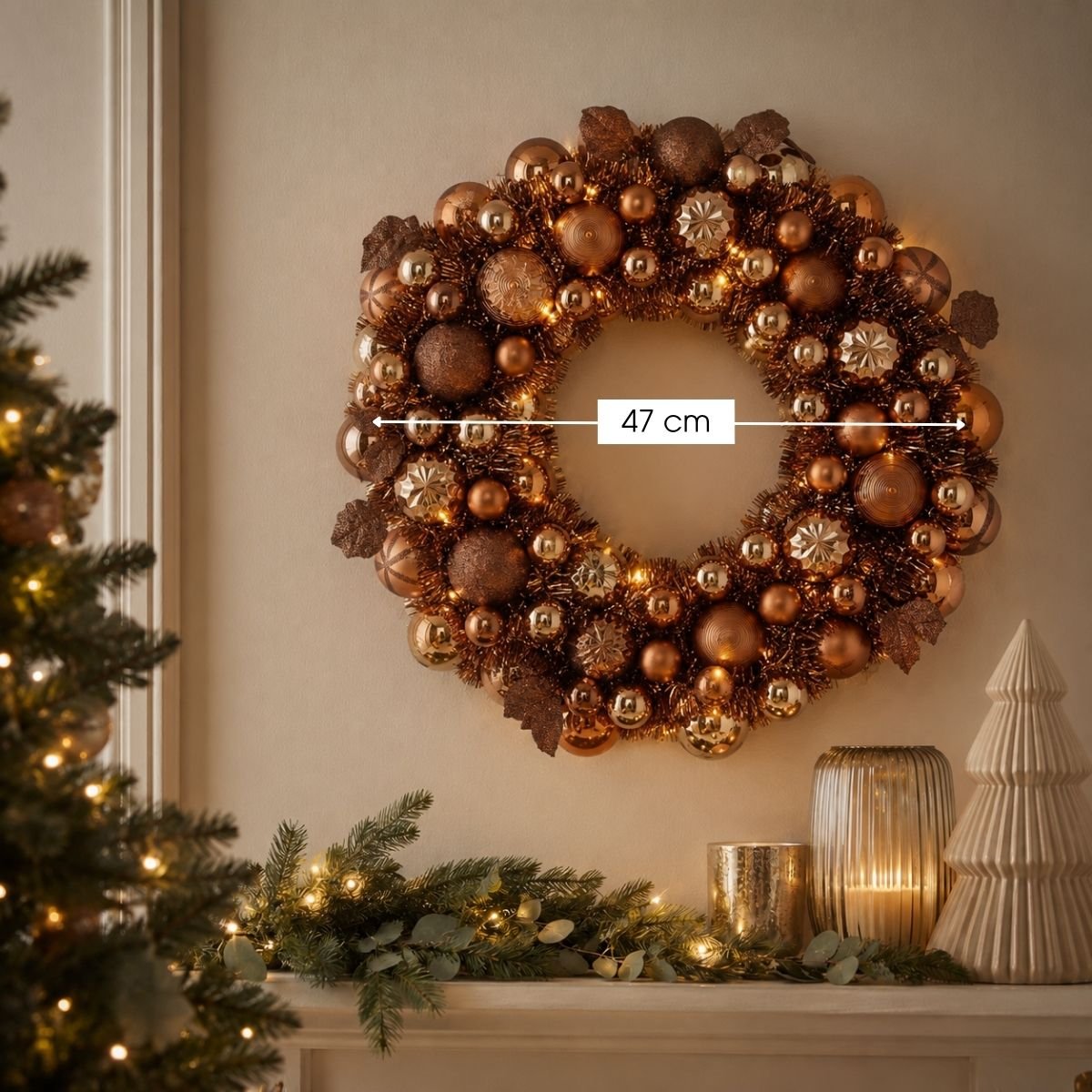 Couronne brun, MICA DECORATIONS