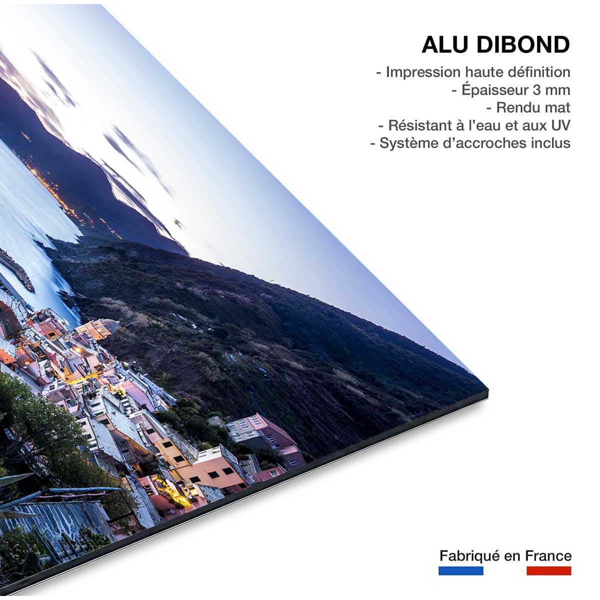 Tableau vernazza italie tableau alu dibond, HEXOA