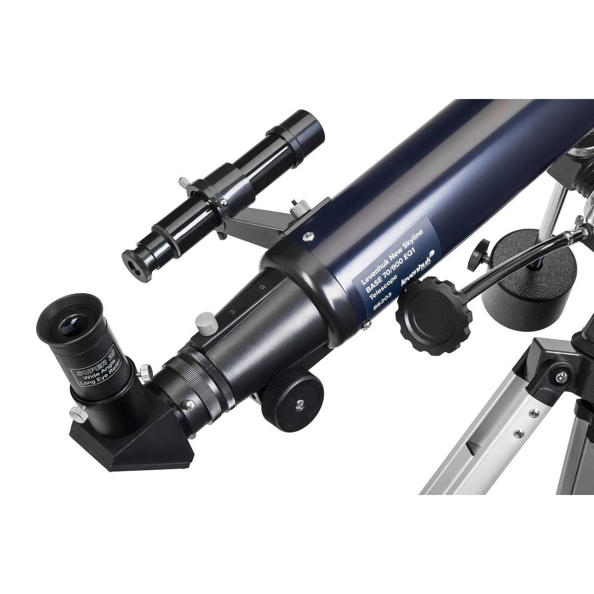 Télescope New Skyline BASE 70/900 EQ1 couleur unique, LEVENHUK