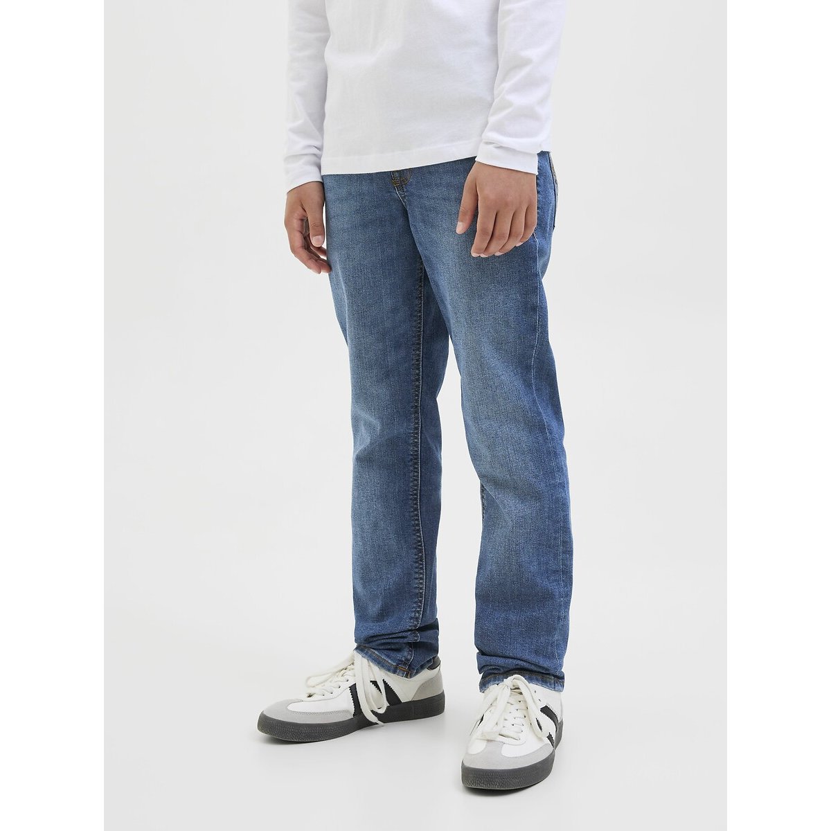Jeans slim blu denim, JACK & JONES JUNIOR