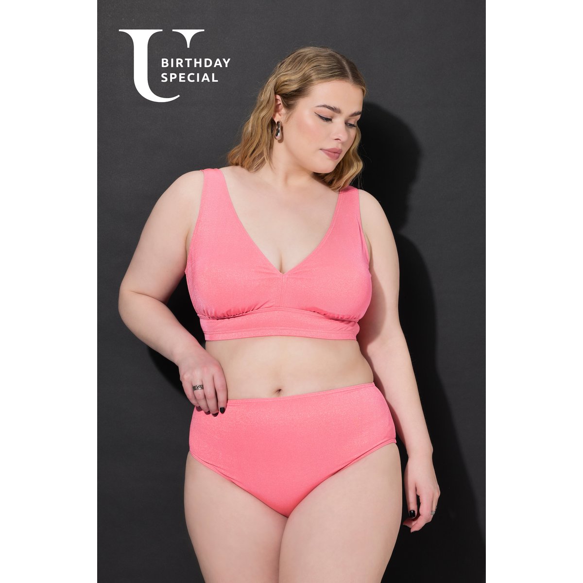 Haut de bikini à coques souples rose, STUDIO UNTOLD