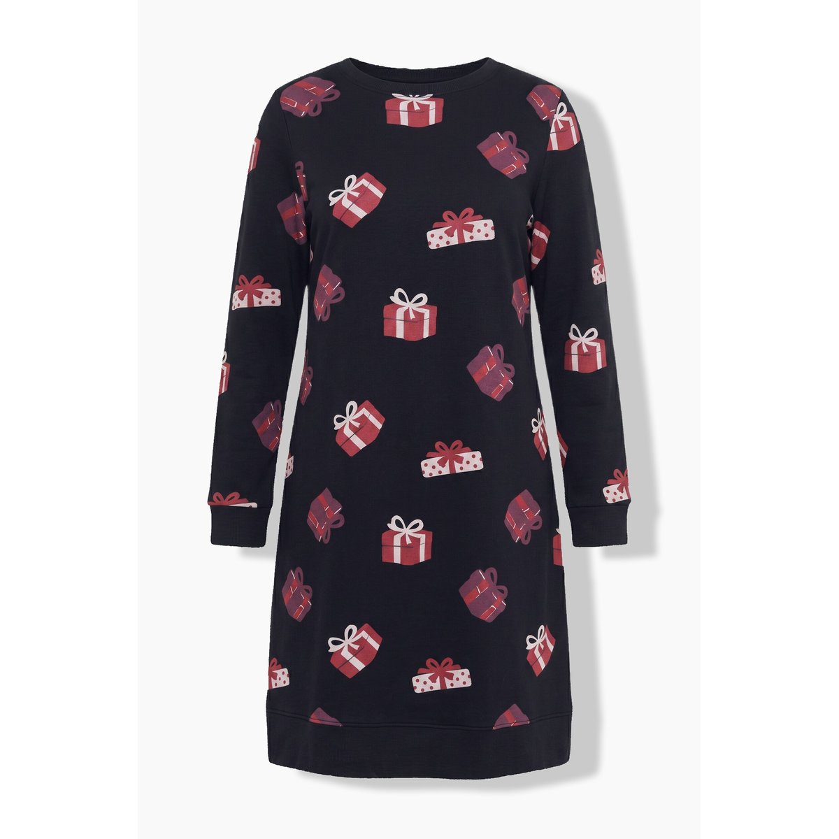 Robe de Noël en molleton noir, ULLA POPKEN