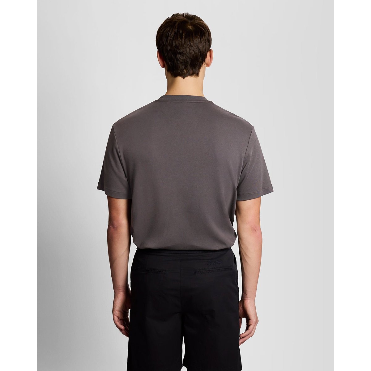 T-shirt coupe décontractée noir fer, LYLE & SCOTT
