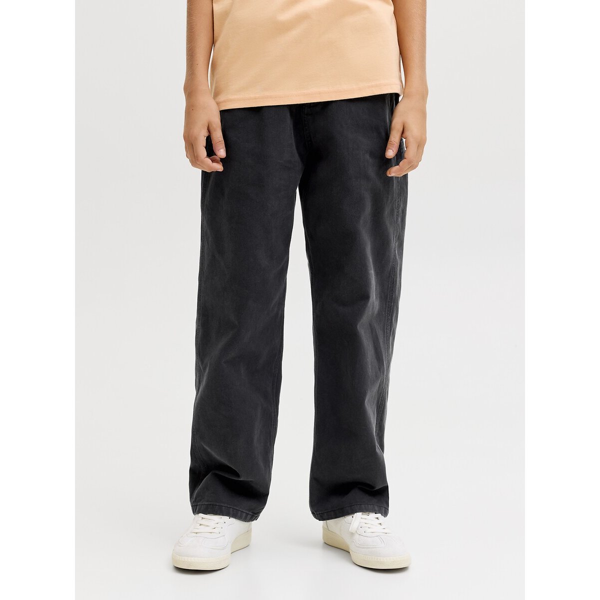 Pantalon charpentier noir, JACK & JONES JUNIOR
