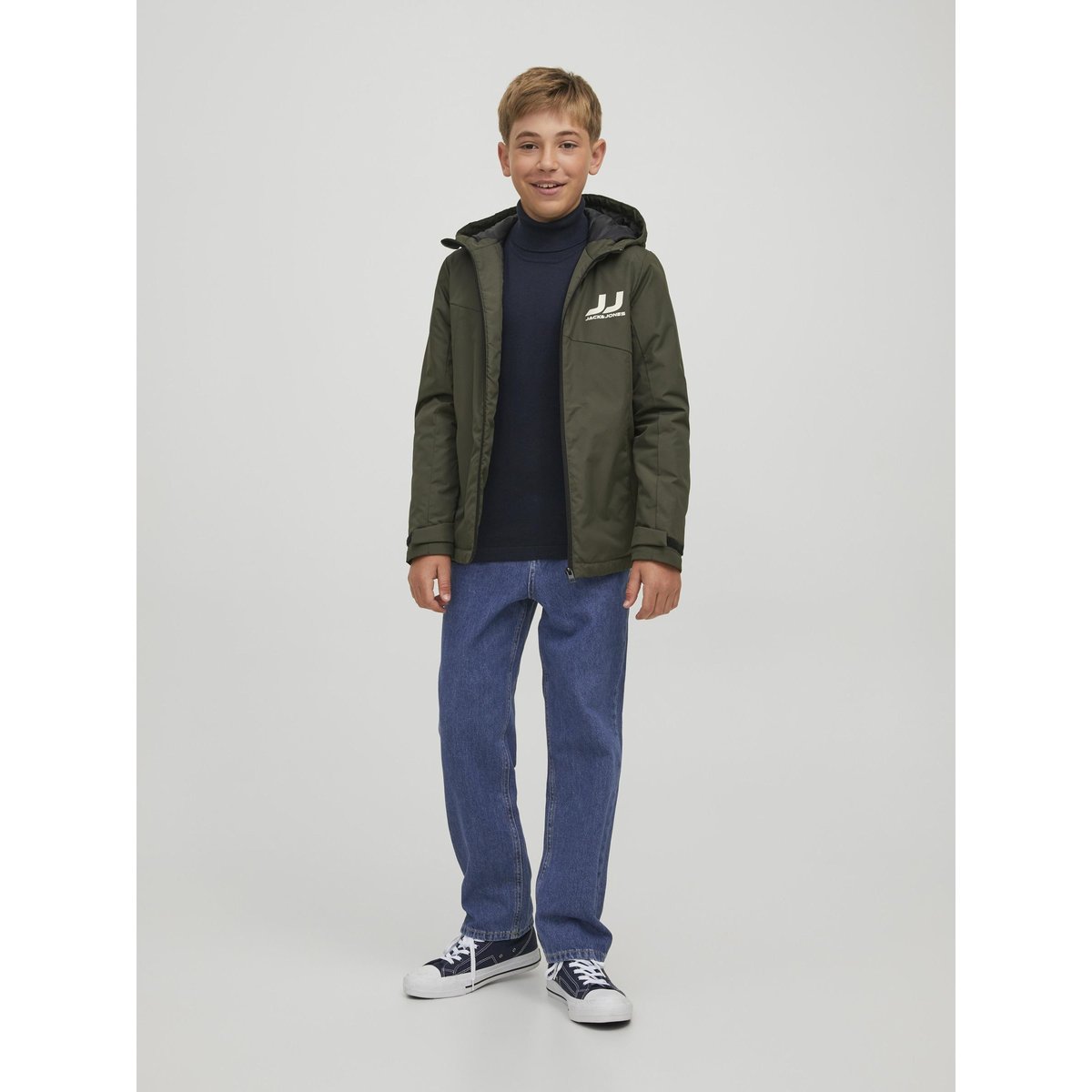 Jean Baggy Fit blue denim, JACK & JONES JUNIOR