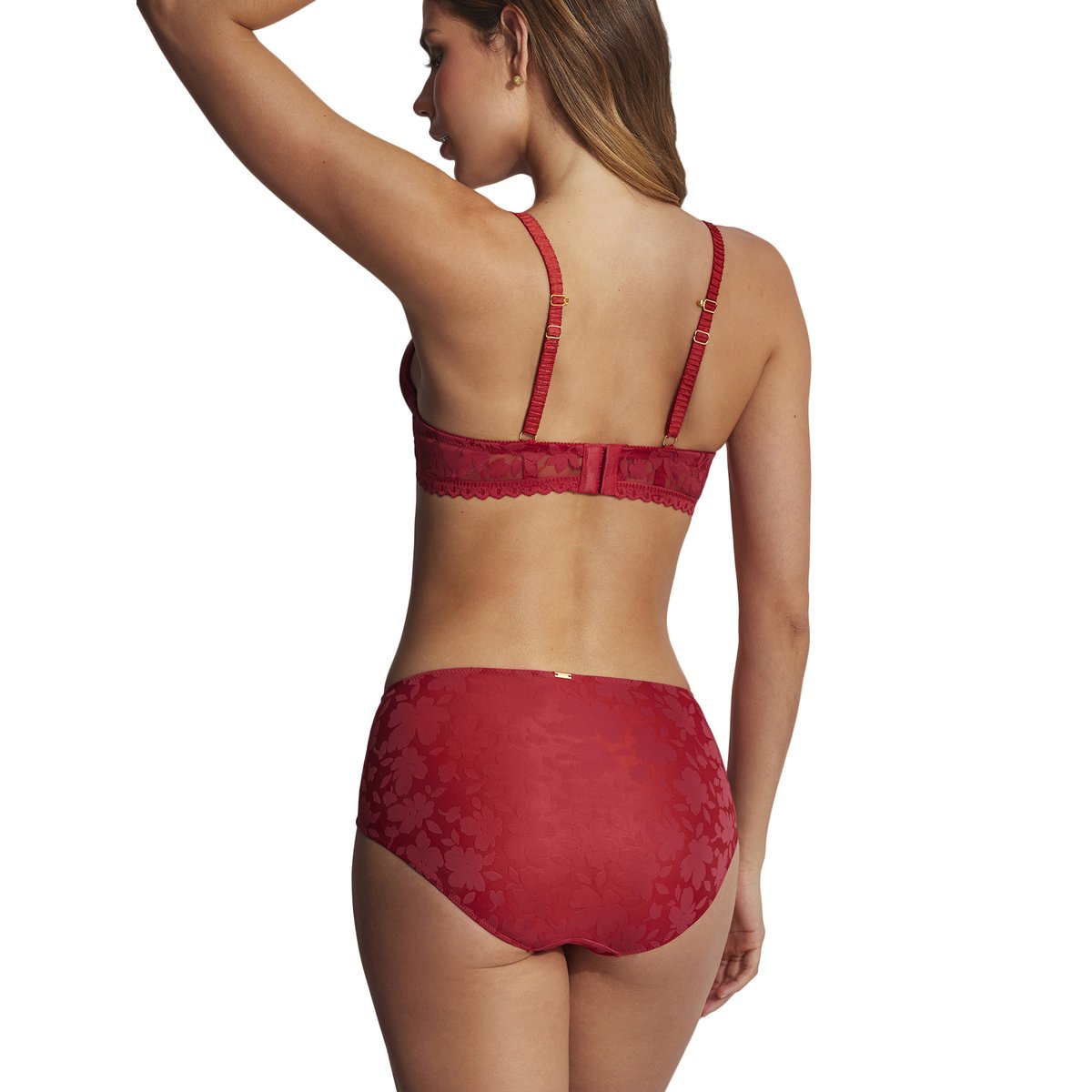 Culotte taille haute Gabrielle rouge, SELMARK