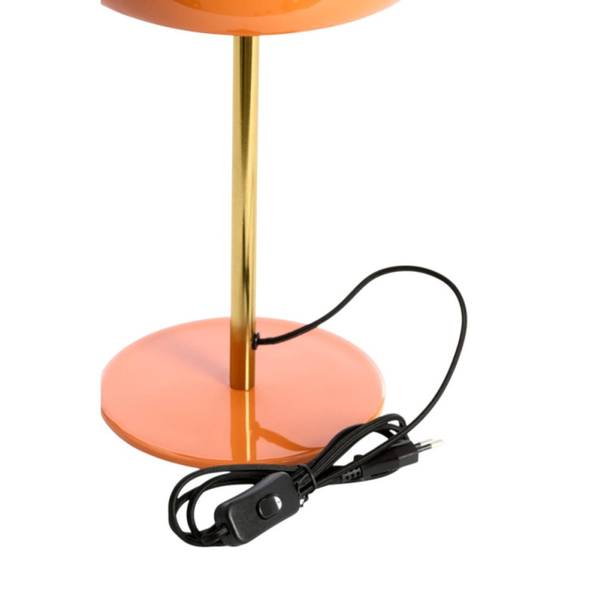 Grande lampe à poser orange et doré Surin orange, MILLUMINE
