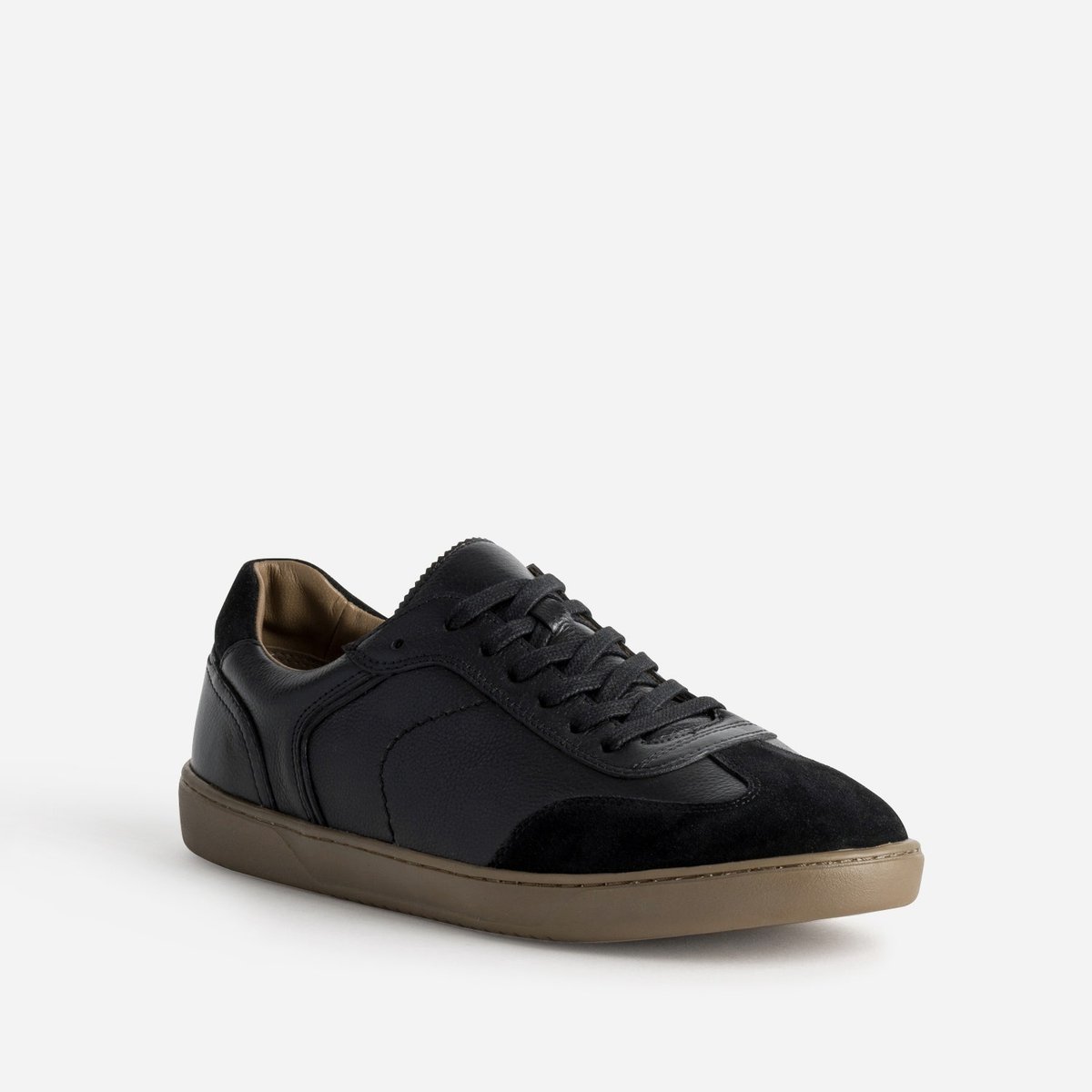 Basket en cuir PATRICIO noir, ERAM