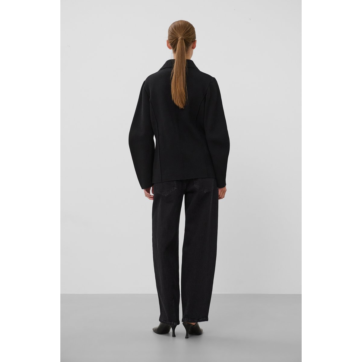 Cardigan à tricot noir, SOAKED IN LUXURY