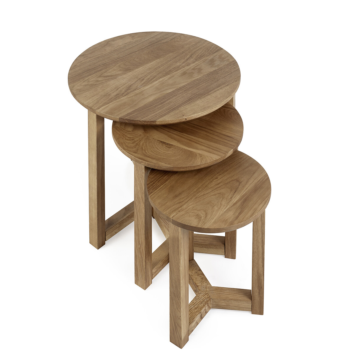 Nyra Oak Nest Of Tables (Set of 3) oak, SO'HOME