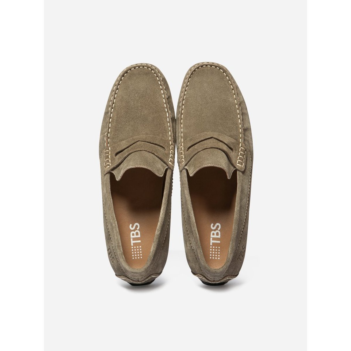 Mocassins SAILHAN kaki, TBS