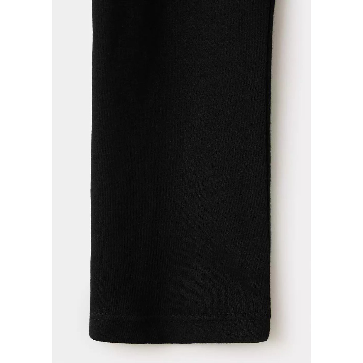T-shirt coton drapé noir, MANGO TEEN