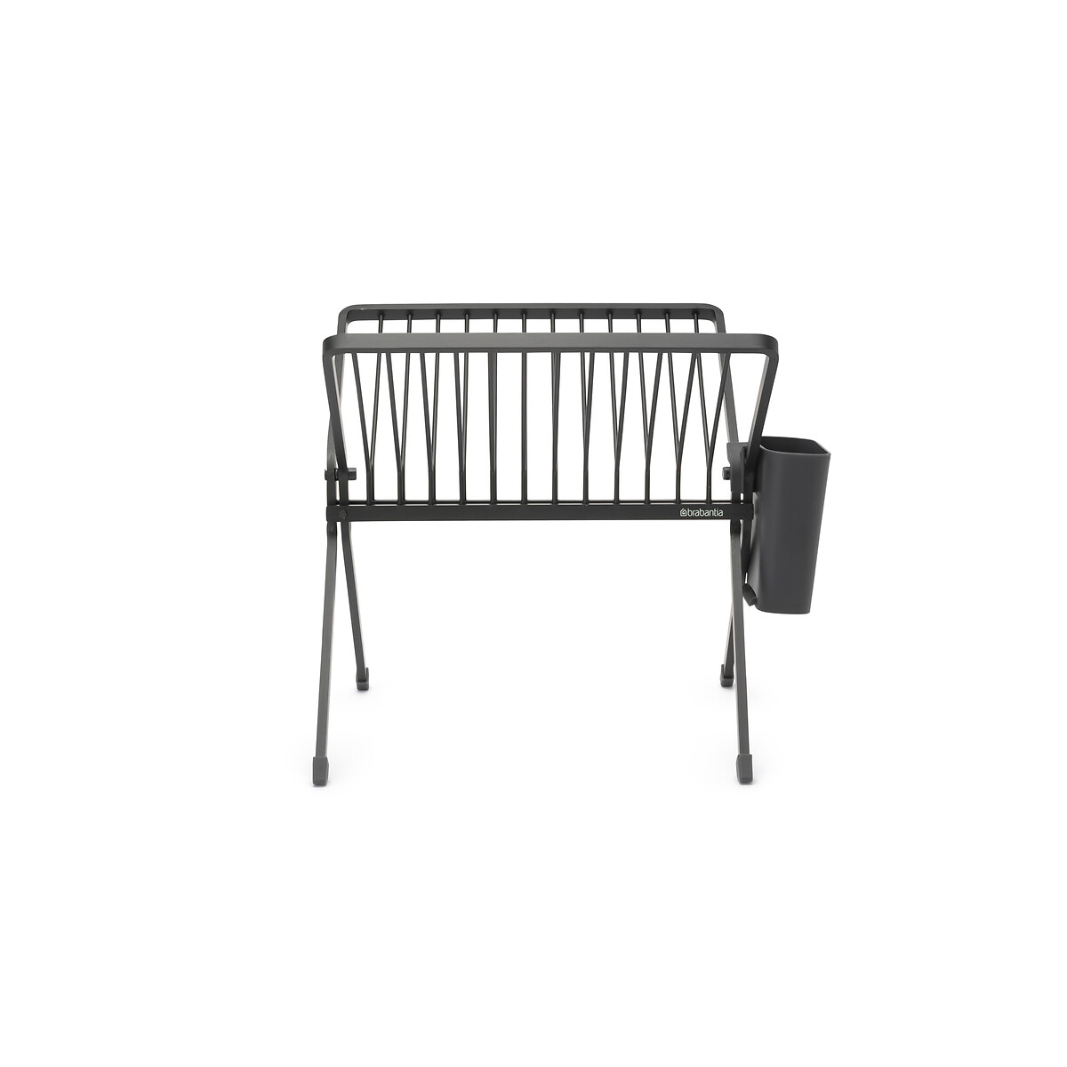 Foldable Dish Rack dark grey, BRABANTIA