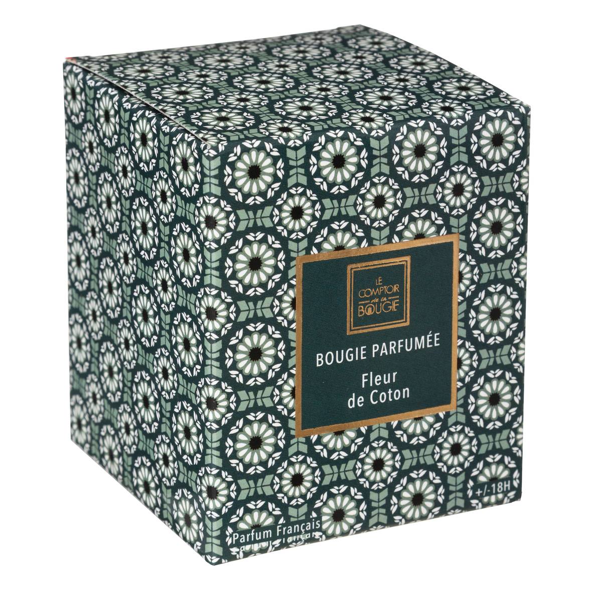 Bougie parfumée pot en verre NEDA transparent, ATMOSPHERA
