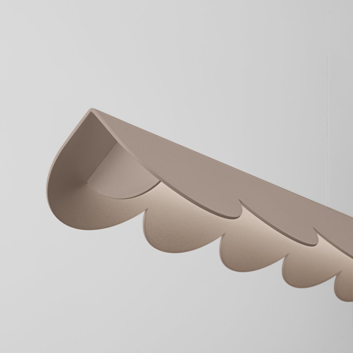 Suspension Aluminium Taupe LED 1 Biscuit taupe, EDEN