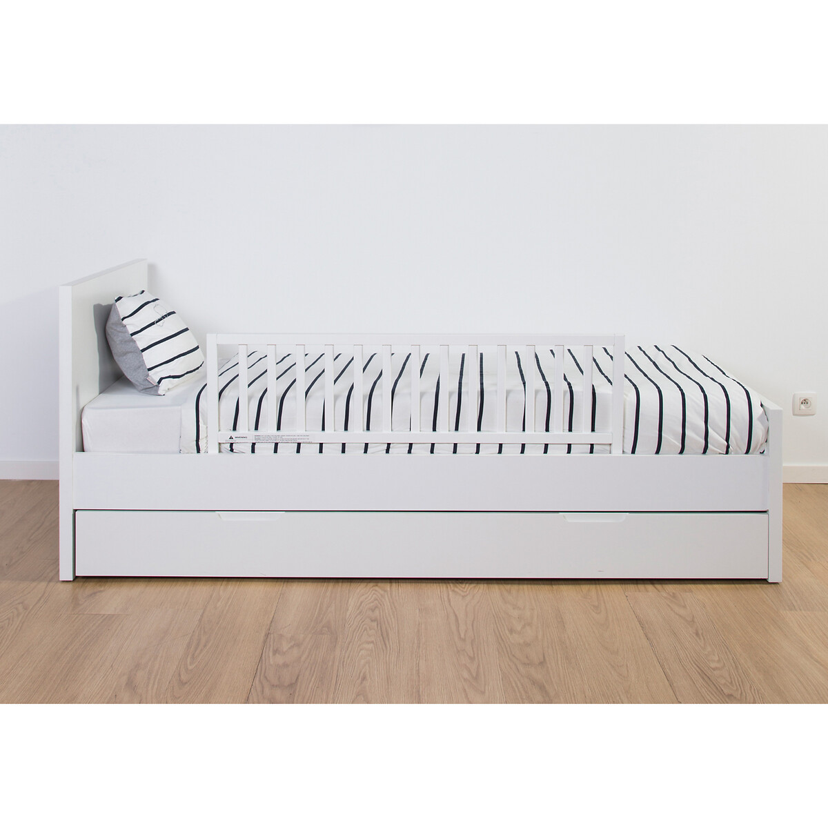 Barrière de lit enfant 120 cm blanc, CHILDHOME