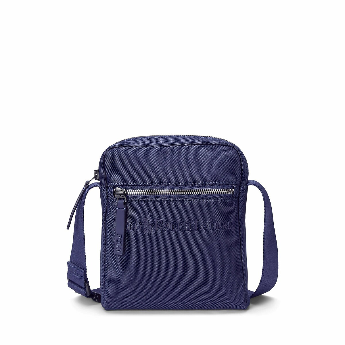 Sac à bandoulière à logo ton sur ton marine, POLO RALPH LAUREN